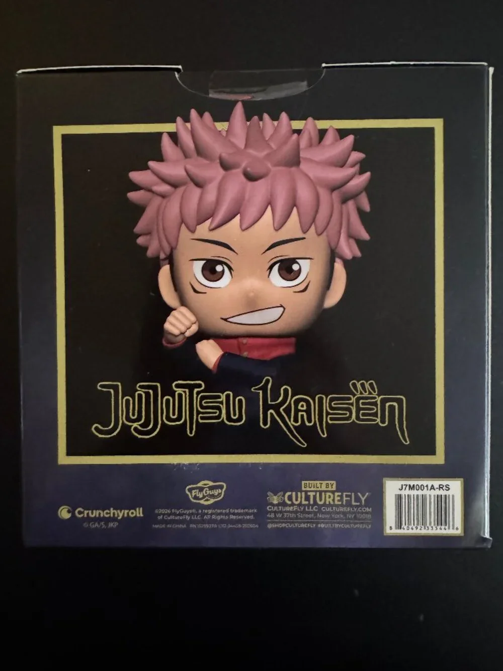 FlyGuys Jujutsu Kaisen Yuji Itadori Vinyl Figure New in Box